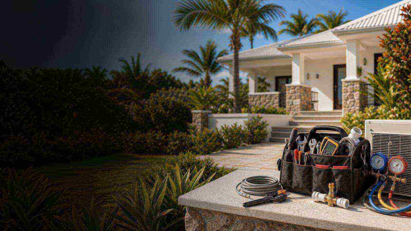 Maison en Martinique avec outils de travaux multi-services